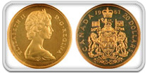 1967 Canada Gold Coin 90% Pure